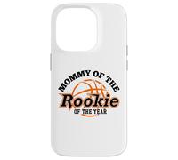 Carcasa para iPhone 14 Pro Mommy Rookie of The Year Basketball Mom of The Birthday Boy