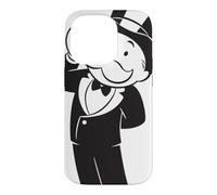Carcasa para iPhone 14 Pro Monopoly Let Me Think White