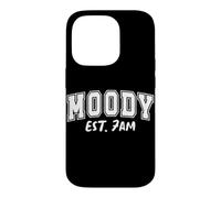 Carcasa para iPhone 14 Pro Moody EST. 7AM: Cita Divertida para Amantes del Café