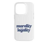 Carcasa para iPhone 14 Pro Moralidad sobre la legalidad Código Moral Brújula Buen Humano Sé Amable