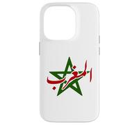 Carcasa para iPhone 14 Pro Morocco Moroccan Pride Flag Map Arabic Maghrib Maghreb