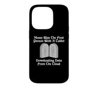Carcasa para iPhone 14 Pro Moses Was The First Person with A Tablet Download from Cloud