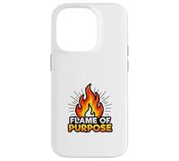 Carcasa para iPhone 14 Pro Motivación impulsada por un propósito Diseño de mentalidad de energía de Fuego