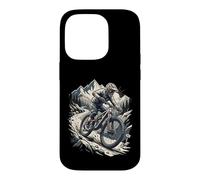 Carcasa para iPhone 14 Pro Mountain Bike Rocks Trail Montañas Ciclismo