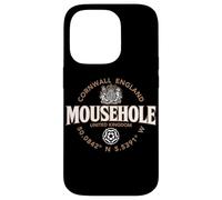 Carcasa para iPhone 14 Pro Mousehole Cornwall England Coordenadas Etiqueta 2C