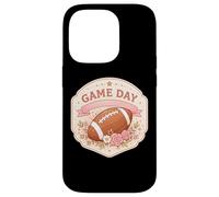Carcasa para iPhone 14 Pro Mujer American Football Game Day Girl Fan Lover Female Cute