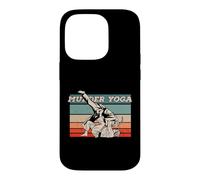Carcasa para iPhone 14 Pro Murder Yoga BJJ MMA Vintage Retro Divertido Jiu Jitsu brasileño