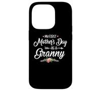 Carcasa para iPhone 14 Pro My First Mother's Day as a Granny New Mom Mothers Day 2024