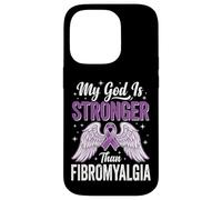Carcasa para iPhone 14 Pro My God Is Stronger Than Fibromyalgia