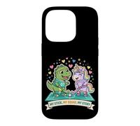 Carcasa para iPhone 14 Pro My Stick My Squad My Story Hockey sobre césped Unicorn Dino
