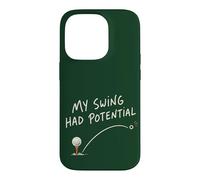 Carcasa para iPhone 14 Pro My Swing Tenía Potencial Golf Humor Golfista Cita Divertida