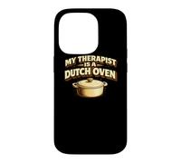 Carcasa para iPhone 14 Pro My Therapist Is A Dutch Oven Sourdough Bread Baking Baker