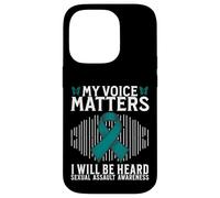 Carcasa para iPhone 14 Pro My Voice Matters Support Sexual Assault Awareness Gifts