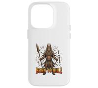 Carcasa para iPhone 14 Pro Nacido para gobernar el Antiguo Rey Egipcio diseño de Poder