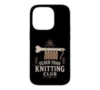 Carcasa para iPhone 14 Pro Nalbinding - Aguja de Hueso para Artista de Fibra Textil Antigua