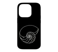 Carcasa para iPhone 14 Pro Nautilus Shell Fibonacci Spiral Math Art