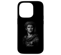 Carcasa para iPhone 14 Pro Nero Emperador Romano Retrato Antiguo Icono de Roma