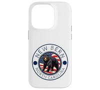 Carcasa para iPhone 14 Pro New Bern, Carolina del Norte, Bear Souvenir, NC Wildlife, Newbern