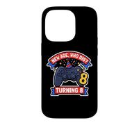 Carcasa para iPhone 14 Pro New Boys Age Who Cumple 8 años, Divertido Jugador de 8 años