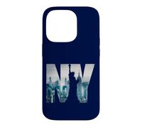 Carcasa para iPhone 14 Pro New York City Statue of Liberty NY Photo Silhouette