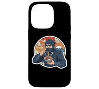 Carcasa para iPhone 14 Pro Ninja Eating Ramen Noodles Lover Traditional Japanese Art