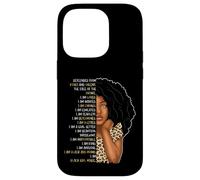 Carcasa para iPhone 14 Pro Niños Black Pride Girls Soy Black Girl Magic Leopard Cheetah