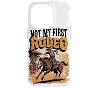 Carcasa para iPhone 14 Pro No es mi Primer Rodeo Horse Country Western Vintage Hombres Mujeres