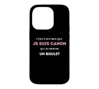 Carcasa para iPhone 14 Pro No es Porque Soy cañón Que busco una Bola
