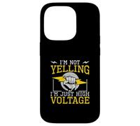 Carcasa para iPhone 14 Pro No Estoy Gritando, Soy Solo un Ingeniero eléctrico de Alto Voltaje
