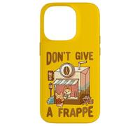 Carcasa para iPhone 14 Pro No le Des un Juego de Palabras de café Frappe Corgi