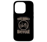 Carcasa para iPhone 14 Pro No Puedes Estar Triste Mientras montas en Bicicleta