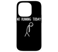 Carcasa para iPhone 14 Pro No Running Today Jogging Corredor Divertido Correr