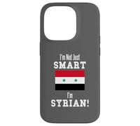 Carcasa para iPhone 14 Pro No Soy Solo Inteligente, Bandera de país Sirio Siria