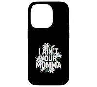 Carcasa para iPhone 14 Pro No Tengo tu mamá, un diseño Divertido con Flores