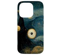 Carcasa para iPhone 14 Pro Noche Estrellada mezclada con Hieronymus Bosch Inspiration Art