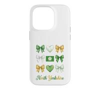 Carcasa para iPhone 14 Pro North Yorkshire Coquette Bow Chicas
