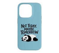 Carcasa para iPhone 14 Pro Not Today, Maybe Tomorrow. Sarcastic Graphic Saying