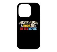 Carcasa para iPhone 14 Pro Nunca juzgues un Libro Película Lectura Humor