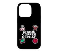 Carcasa para iPhone 14 Pro Nurse Life Chaos Coffee Repeat ER Medical