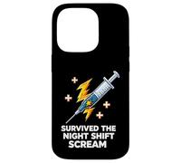 Carcasa para iPhone 14 Pro Nurse Survived The Night Shift Scream