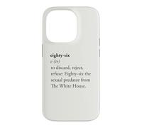 Carcasa para iPhone 14 Pro Ochenta y Seis Diccionario Definición Activista Político Diseño