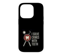 Carcasa para iPhone 14 Pro Odontólogo forense Investigador Dental Laboratorio de Crimen Regalo