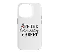 Carcasa para iPhone 14 Pro Off The Online Dating Market Bridal Shower Bride Newlywed