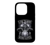 Carcasa para iPhone 14 Pro Oficial Spiral Nine Lives Motorcycle Rider Gothic Fantasy