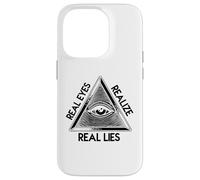 Carcasa para iPhone 14 Pro Ojo Que Todo lo ve - 'Los Ojos Reales se Dan Cuenta de la pirámide de mentiras Reales