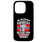 Carcasa para iPhone 14 Pro On The Eighth Day God Created The Norwegian Pride Heroes