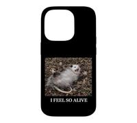 Carcasa para iPhone 14 Pro Opossum I Feel So Alive Playing Dead Humor irónico sarcástico