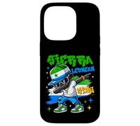 Carcasa para iPhone 14 Pro Orgullo de la Bandera de Sierra Leona con el Rey de Sierra Leona para niños