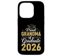 Carcasa para iPhone 14 Pro Orgullosa Abuela de una Clase 2026 Graduate Senior Graduate 26