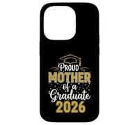 Carcasa para iPhone 14 Pro Orgullosa Madre de una Clase 2026 Graduate Senior Graduate 26